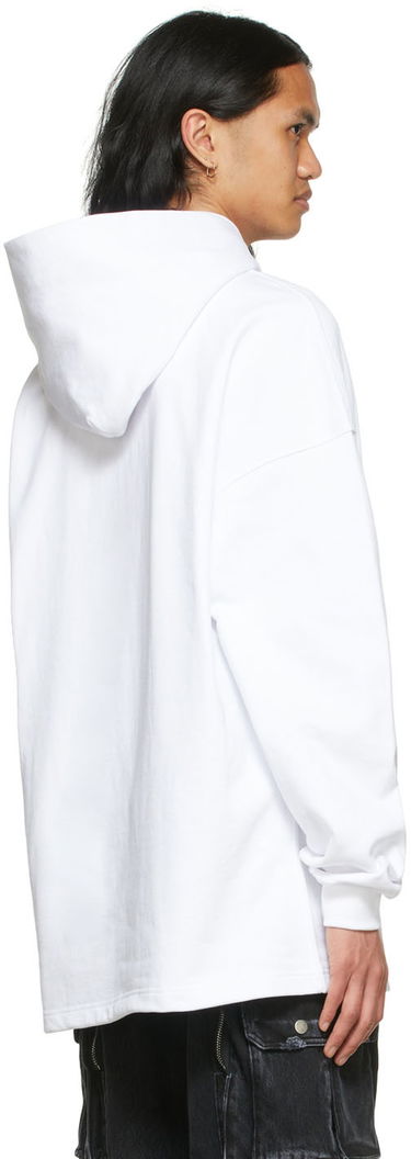 Mikina We11done Graphic Print Cotton Turtleneck Biela | WD-TH1-22-702-U-WH, 2