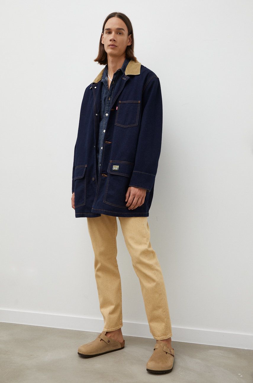 Kabáty Levi's Cypress Chore Coat Navy | A3207.0000, 0
