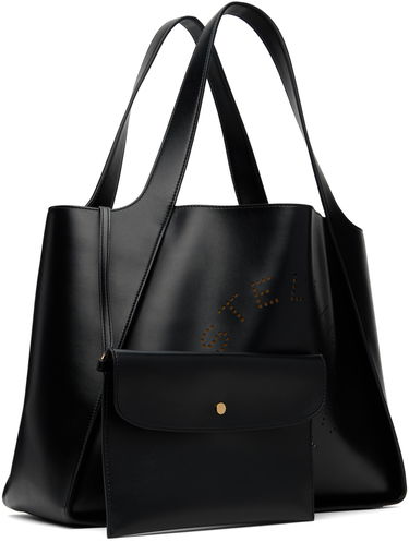Tote bag Stella McCartney Stella McCartney Perforated Logo Tote Čierna | 502793W8542, 1