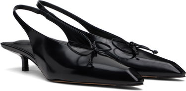 Tenisky a topánky Jacquemus Les Sculptures 'Les slingbacks Cubisto basses' Heels "Black" Čierna | 24E241FO138-4036, 3