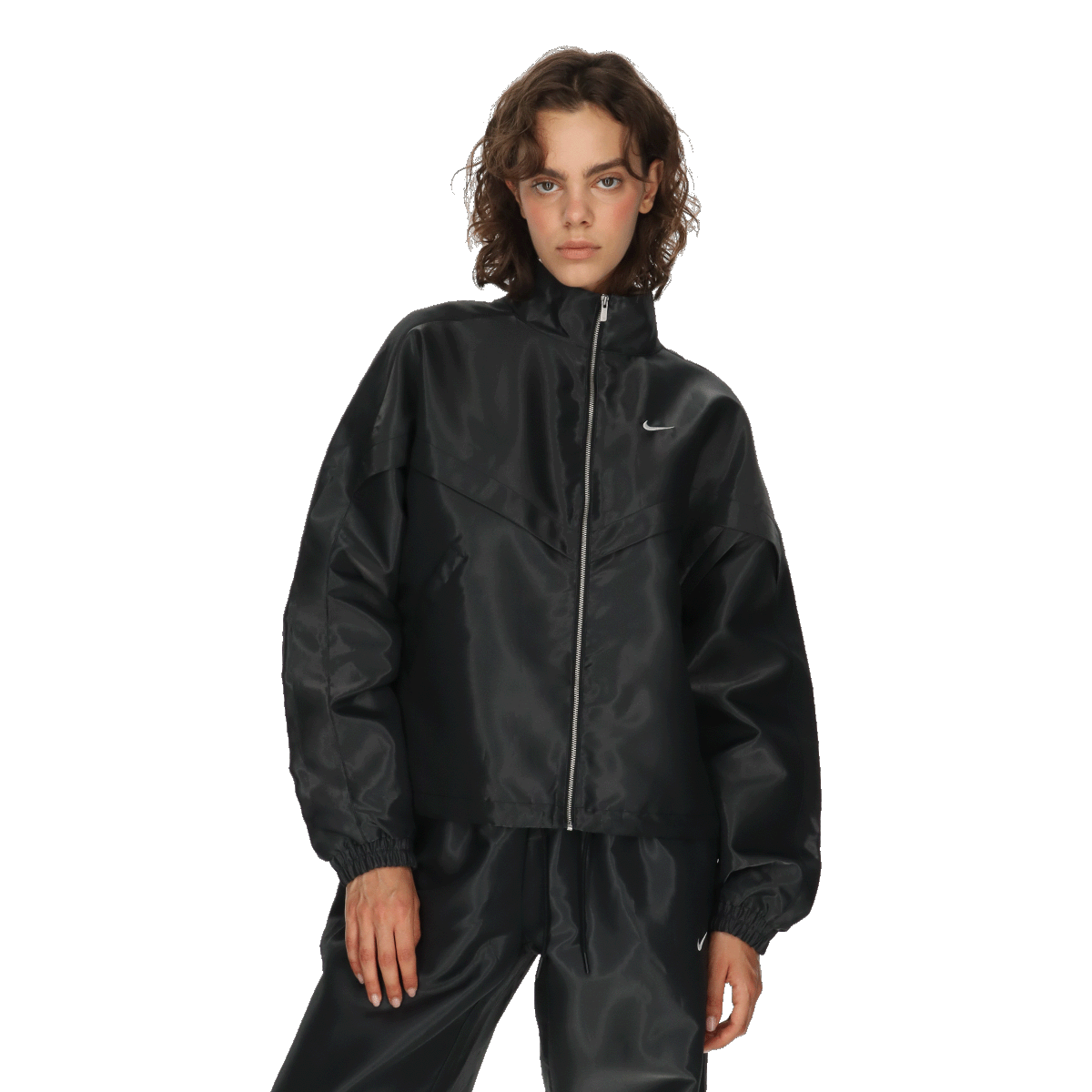 Bunda Nike NSW Liquid Shine Woven Jacket Čierna | HV2467-010, 0