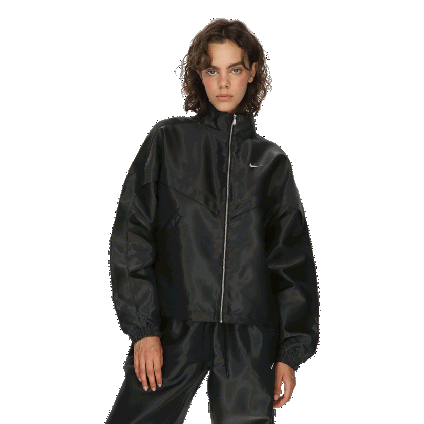 Bunda Nike NSW Liquid Shine Woven Jacket Čierna | HV2467-010