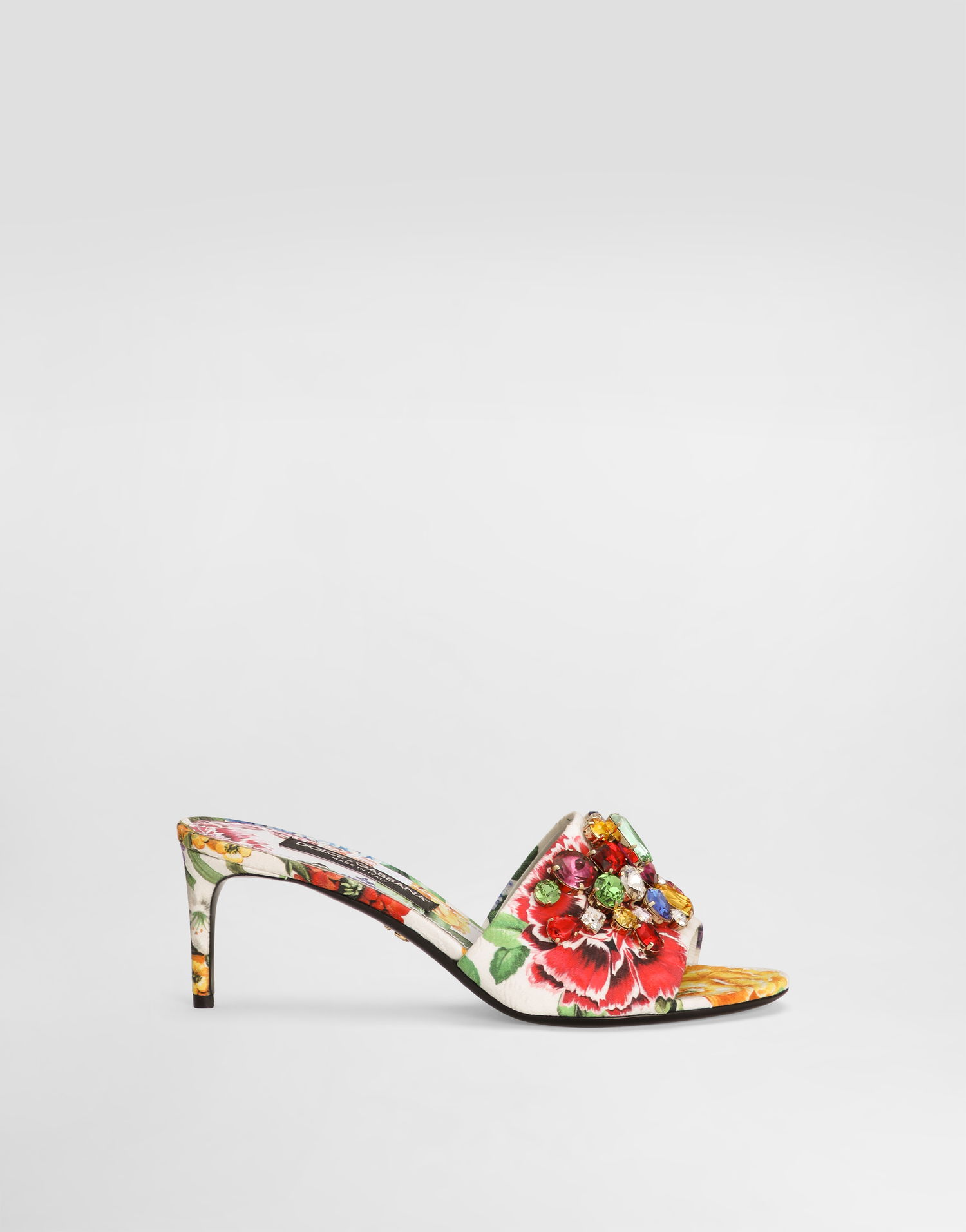 Doplnky Dolce & Gabbana Dolce & Gabbana Brocade Mules with Jewel Embellishments Rôznofarebný | CR1744A6L95HA5KU, 0