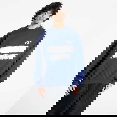 Mikina Y-3 Y-3 Graphic Crew Sweatshirt Navy | JM3232, 0