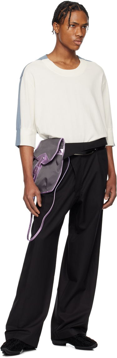 Nohavice KIKO KOSTADINOV Kiko Kostadinov Navin Wide Leg Trousers Čierna | KKSS25T01-177, 4