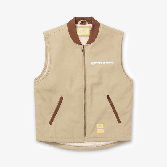 Vesta Dickies Sherpa Lined Duck Vest x New York Sunshine Béžová | DK0A4Y4A-DS, 0