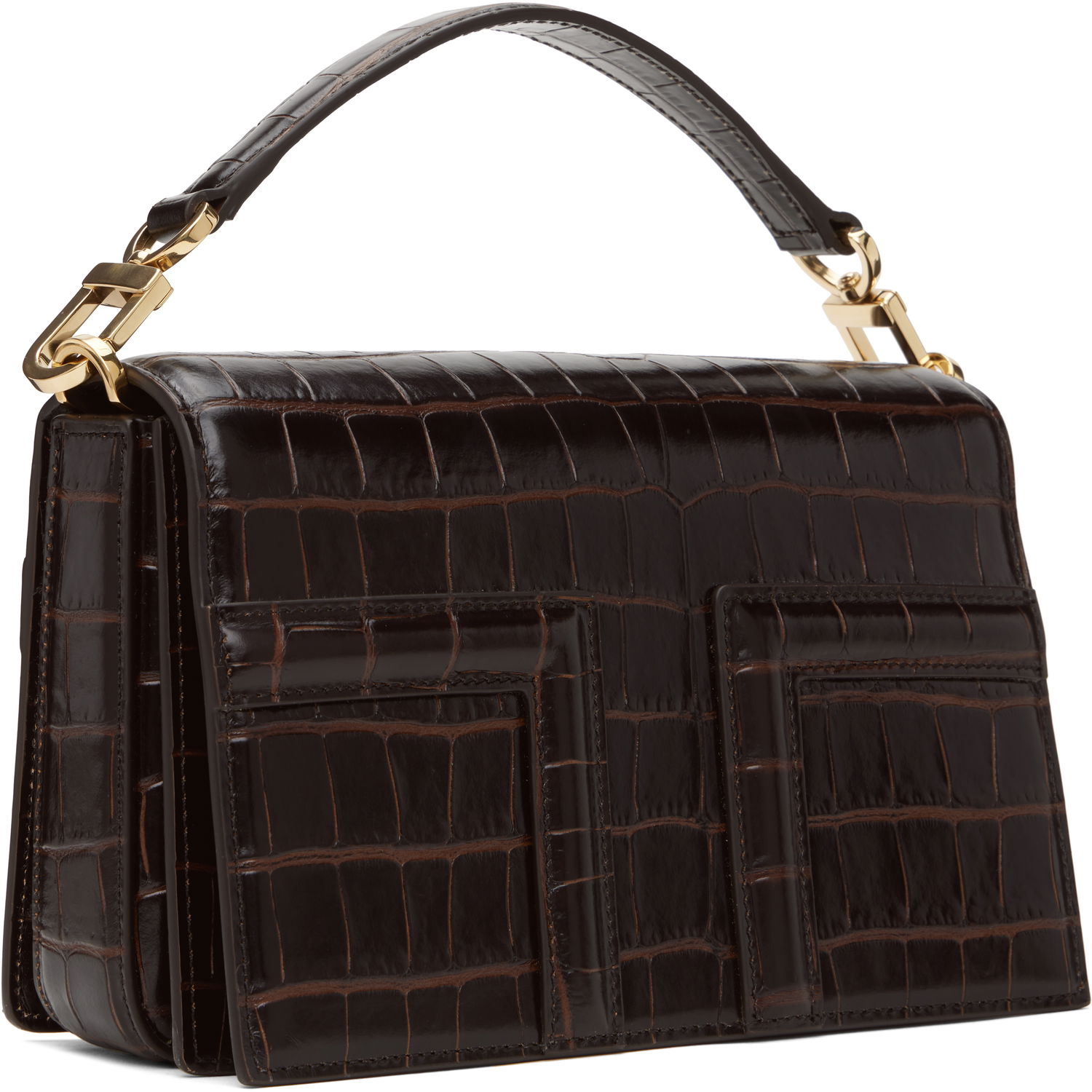 Kabelka TOTEME TOTEME Mini T-Flap Bag Hnedá | 244-WAL0049-LE0076, 1