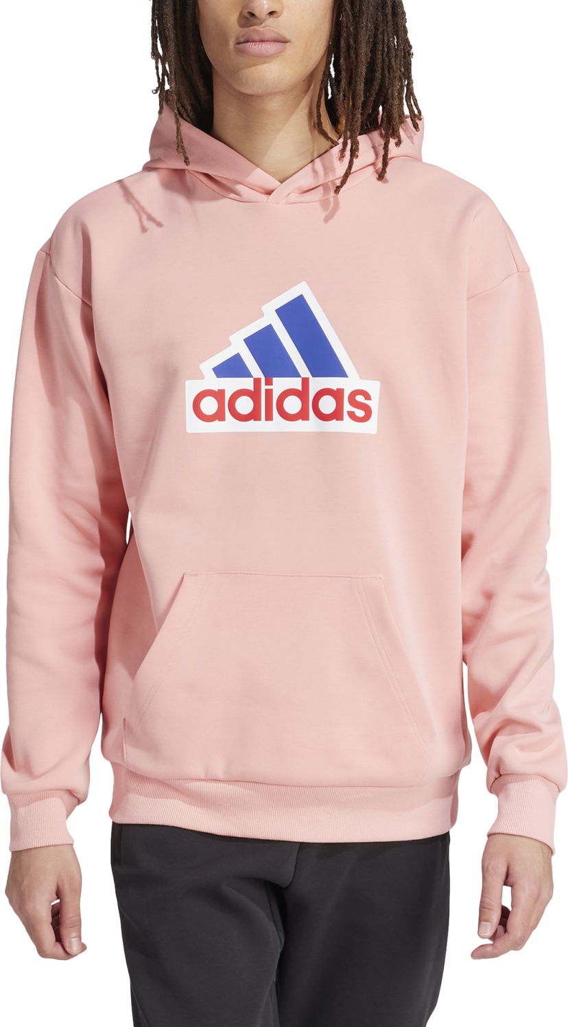 Mikina adidas Performance M FI BOS HD OLY Ružová | is9597