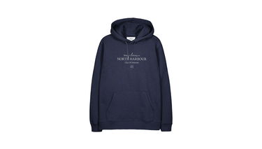 Mikina Makia District Hooded Sweatshit Navy | M40066_674, 1