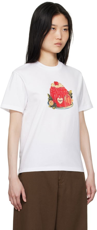 Tričko Carhartt WIP Short Sleeve Pudding Graphic T-Shirt Biela | I034435_4, 3