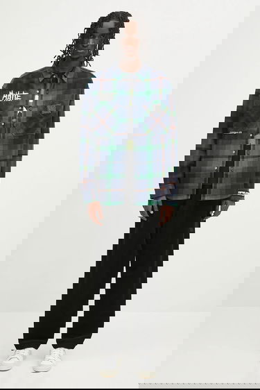 Košeľa AAPE by A Bathing Ape Main Long Sleeve Regular Fit Classic Collar Flannel Plaid Shirt Rôznofarebný | AAPSTM8504XXN, 5