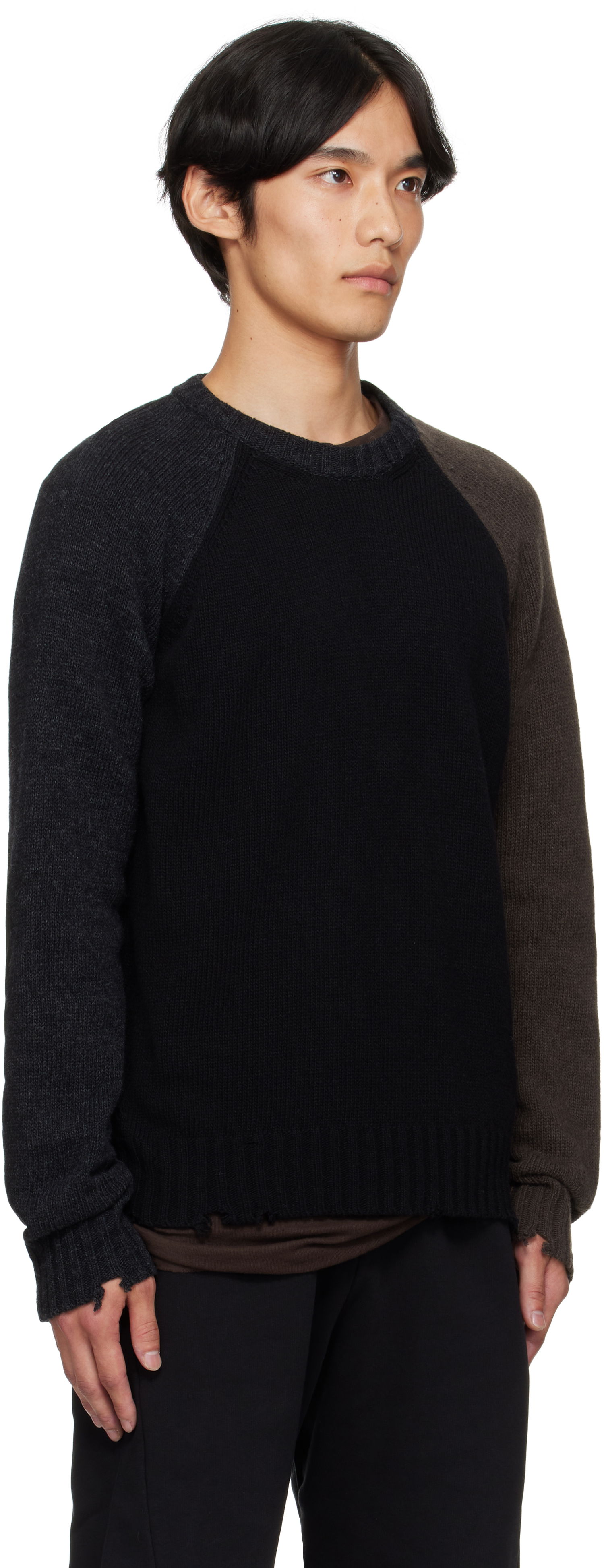 Sveter Maison Margiela MM6 Maison Margiela Crewneck Sweater Čierna | SH2HL0028 M13160, 1