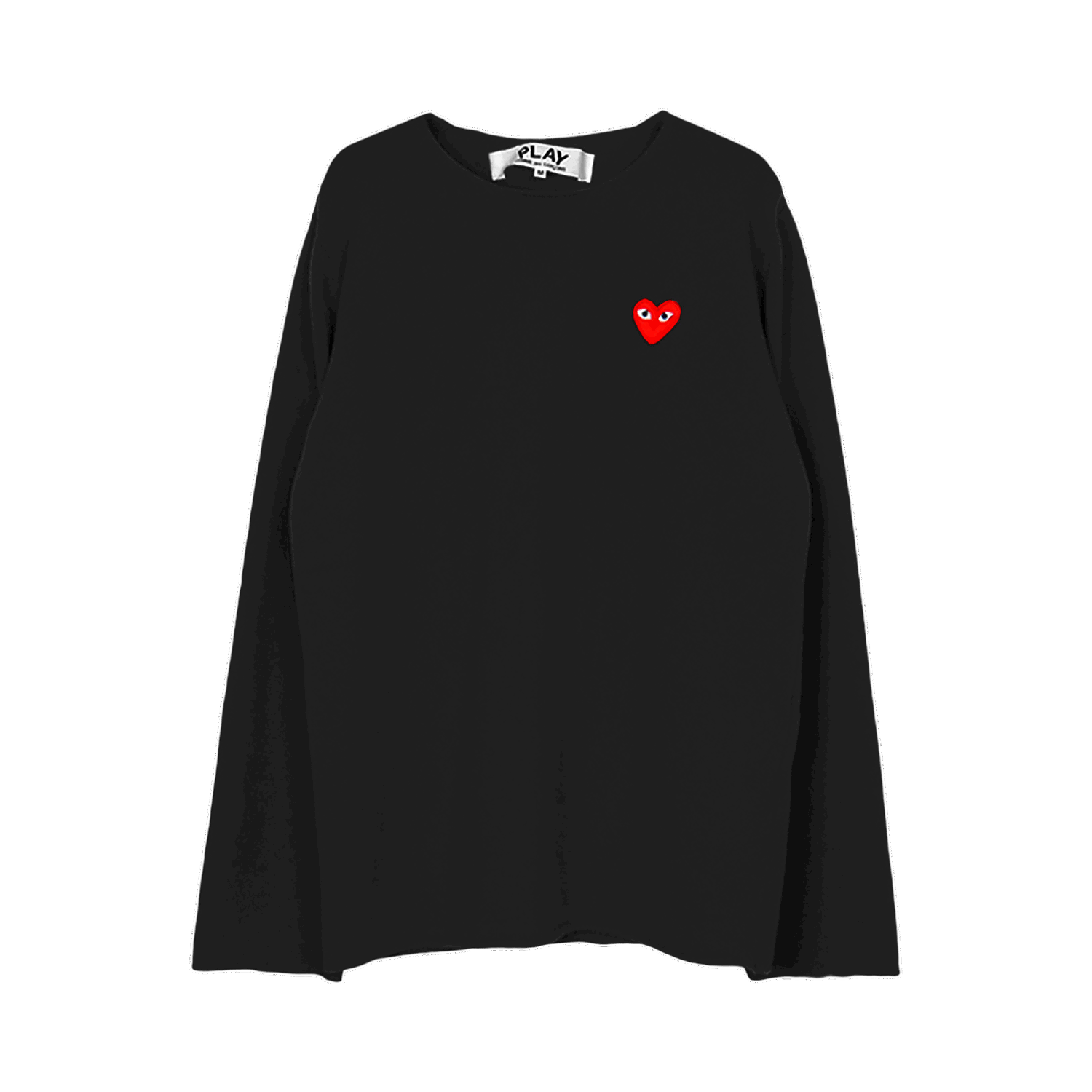 Sveter Comme des Garçons PLAY Red Heart Crewneck Čierna | AZ N068 051 1, 0