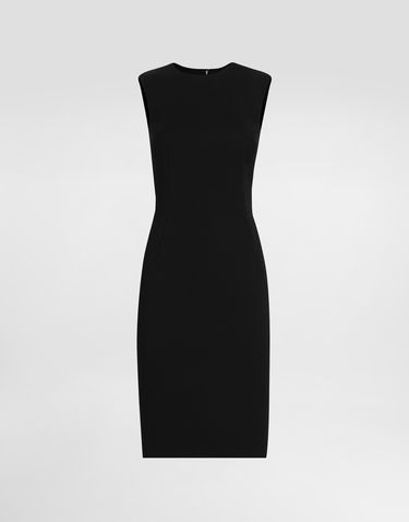 Šaty Dolce & Gabbana Dolce & Gabbana Wool Sheath Dress Čierna | F6TLMTFUBGEN0000, 0