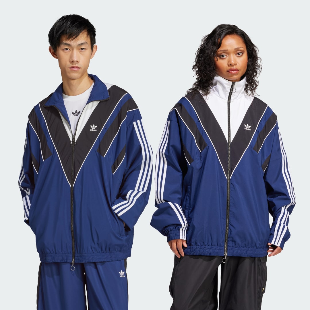 Vetrovka adidas Performance Blue Cut Line Track Jacket Modrá | JW9740, 0