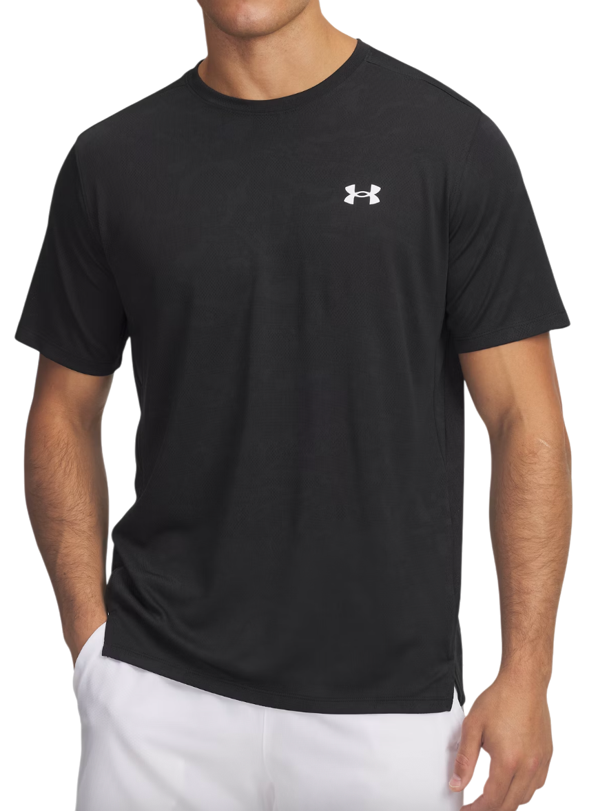 Tričko Under Armour Under Armour Tech Vent Jacquard Short Sleeve T-Shirt Čierna | 1377052-002, 0