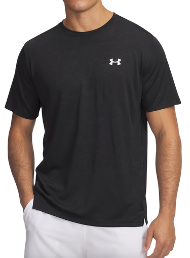 Tričko Under Armour Under Armour Tech Vent Jacquard Short Sleeve T-Shirt Čierna | 1377052-002, 0