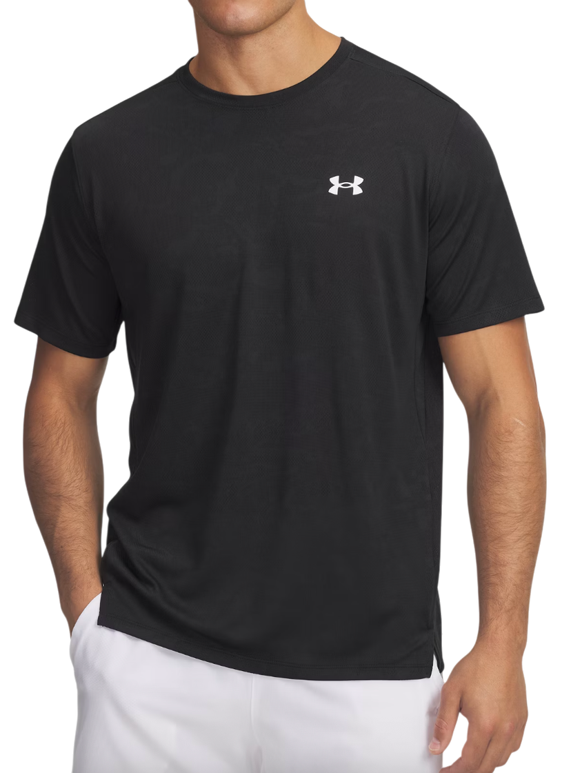 Tričko Under Armour Under Armour Tech Vent Jacquard Short Sleeve T-Shirt Čierna | 1377052-002