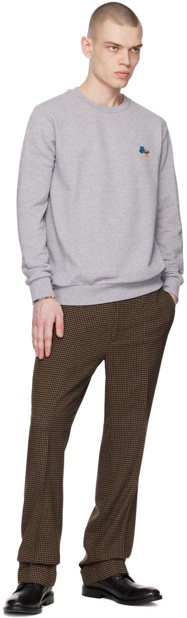 Sveter Paul Smith Paul Smith Paint Splatter Sweatshirt Šedá | M1R-302S-HP3094-72, 3