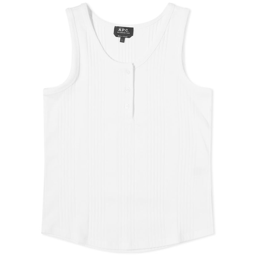 Sveter A.P.C. Amber Vest Biela | COGYN-F26351-AAD