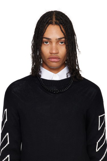 Náhrdelník Off-White Off-White Arrow Chain Necklace Čierna | OMOB15MC99MET0011000, 1