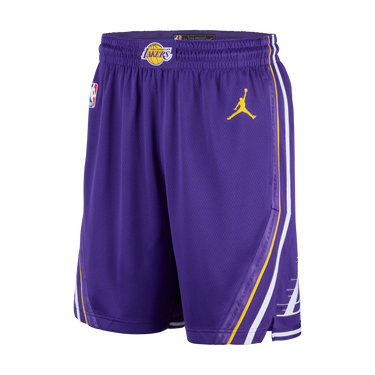 Šortky Jordan Los Angeles Lakers Statement Edition Swingman Jordan Dri-Fit NBA Shorts Polyester Fialová | HM4866-504, 0