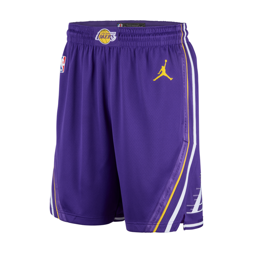 Šortky Jordan Los Angeles Lakers Statement Edition Swingman Jordan Dri-Fit NBA Shorts Polyester Fialová | HM4866-504