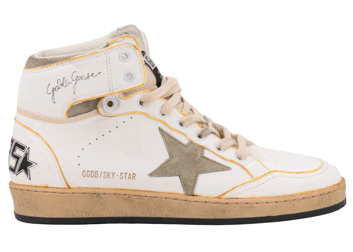 Tenisky a topánky Golden Goose Skystar White Taupe Biela | GMF00230-F004089-10961, 0