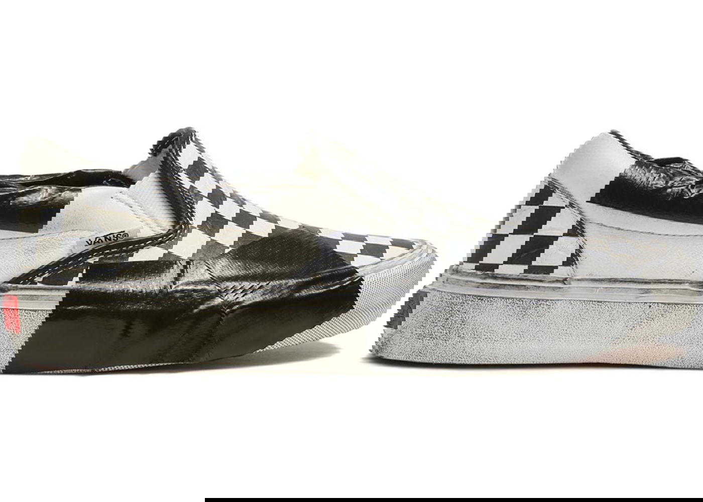 Tenisky a topánky Vans Classic Slip-On VLT LX "Lux Duct Tape Checkerboard" Čierna | VN0A3QXYBKC, 0