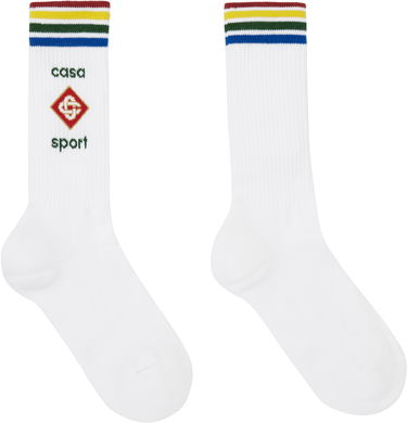Ponožky Casablanca Sport Socks Biela | APS25-ACC-010-02, 0