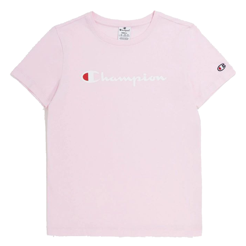 Tričko Champion Crewneck T-Shirt Ružová | 117366-PS013