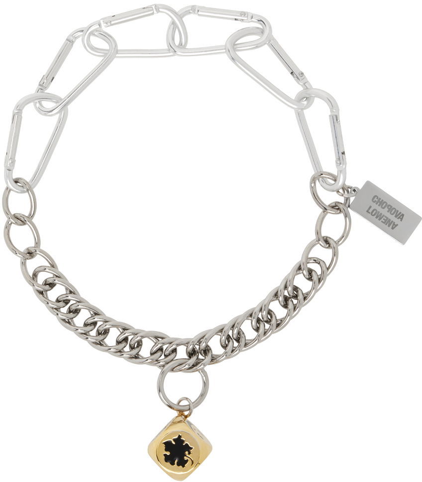 Náhrdelník Chopova Lowena Lucky Dice Charm Necklace Metalická | 6523, 0