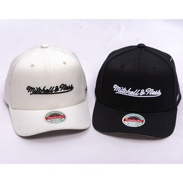Šiltovka Mitchell & Ness Mitchell & Ness Branded Script Stretch Cap Čierna | HC12184-MNNBLCK, 3