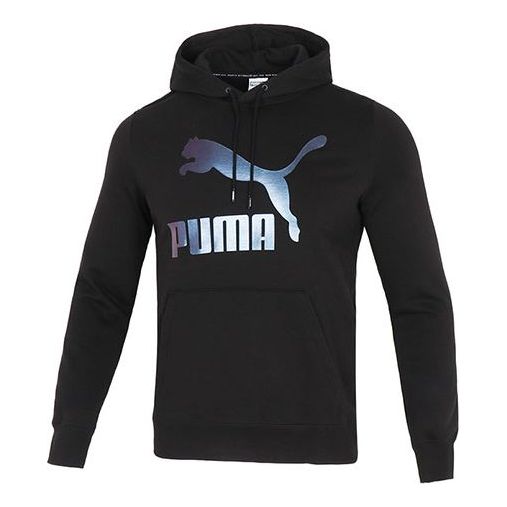 Mikina Puma Classics Metallic Logo TR Hoodie Čierna | 535341-51, 0