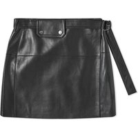 Susan Leather Look Mini Skirt