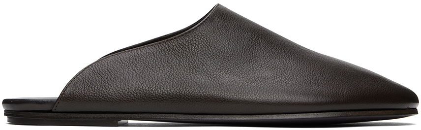 Oblečenie The Row The Row Nicco Leather Loafers Hnedá | F2055-BF10, 0
