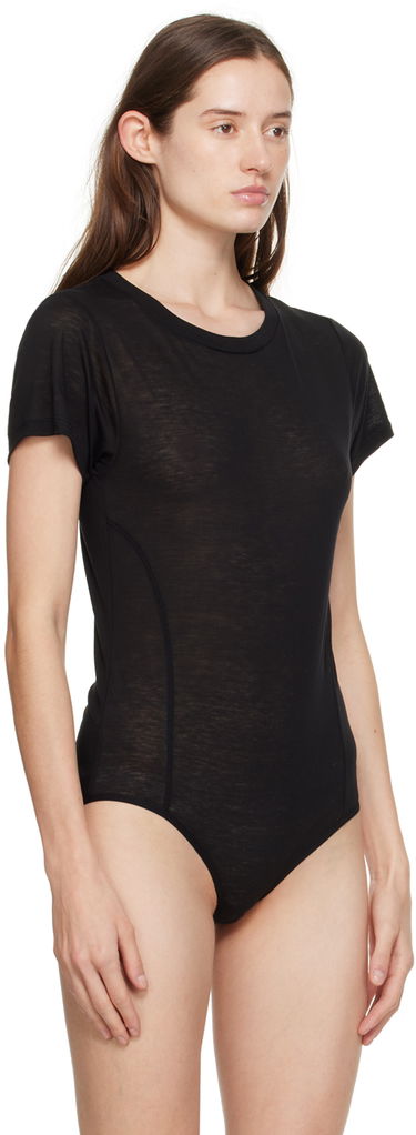 Body Baserange Press-Stud Bodysuit Čierna | ONTE-BL-000, 3