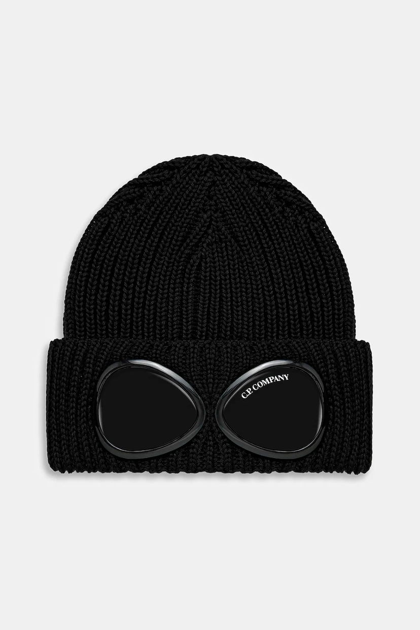 Kulicha C.P. Company C.P. Company Goggle Beanie Čierna | RFCMAC742A005509A