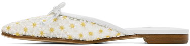 Doplnky Manolo Blahnik Manolo Blahnik Ballermiu Lace Mules Biela | 124-2557, 2