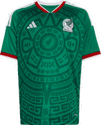 Mexico Home 2026 Kids Aztec Calendar Football Jersey