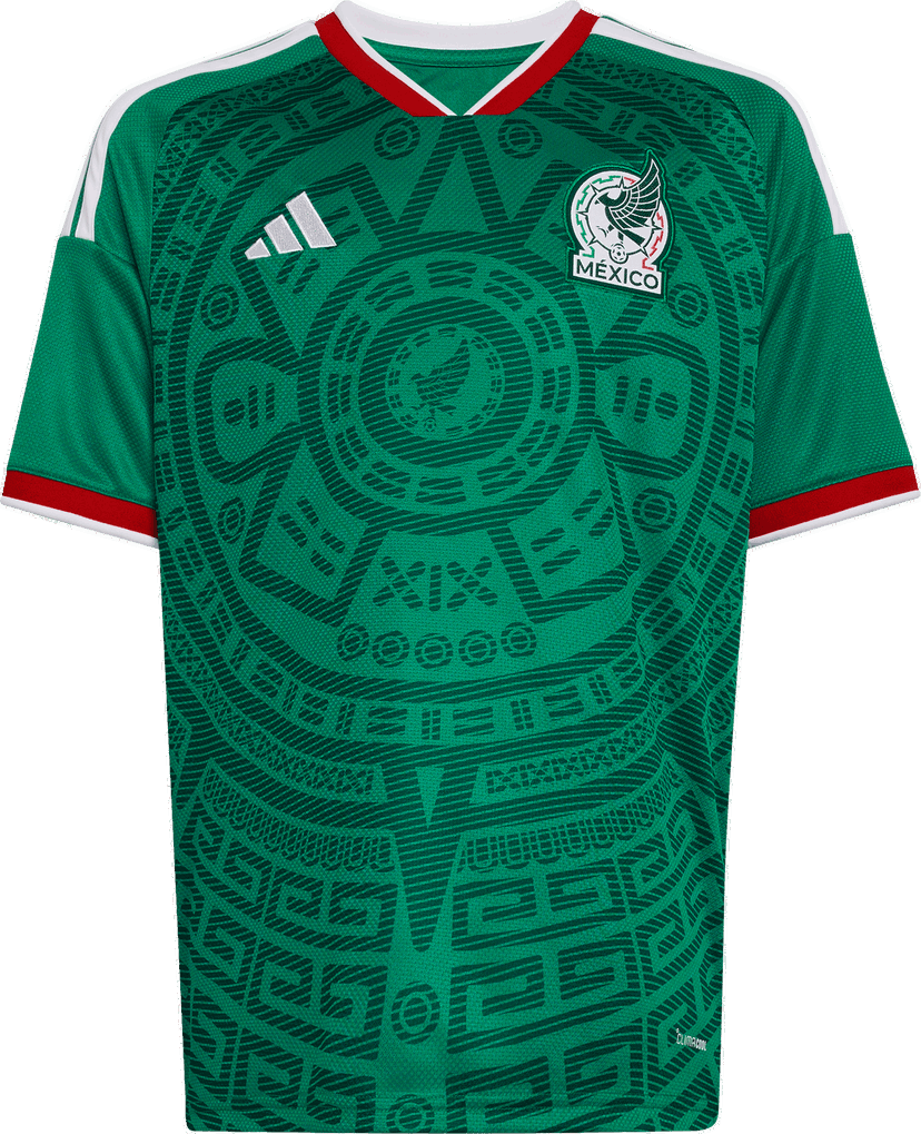 Dres adidas Originals Mexico Home 2026 Kids Aztec Calendar Football Jersey Zelené | ka6063
