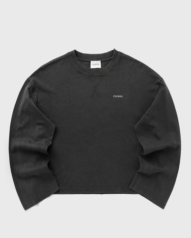 Mikina CLOSED Washed Crewneck Longsleeve Sweatshirt Čierna | C95344-44H-13-100, 0