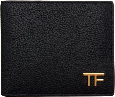 Peňaženka Tom Ford TOM FORD T Line Soft Grain Leather Bifold Wallet Čierna | YT278-LCL158G, 0