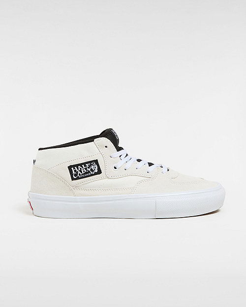 Skateboarding Vans Skate Half Cab Shoes (white/black) Unisex White, Size 6 Biela | VN0A5FCDYB2