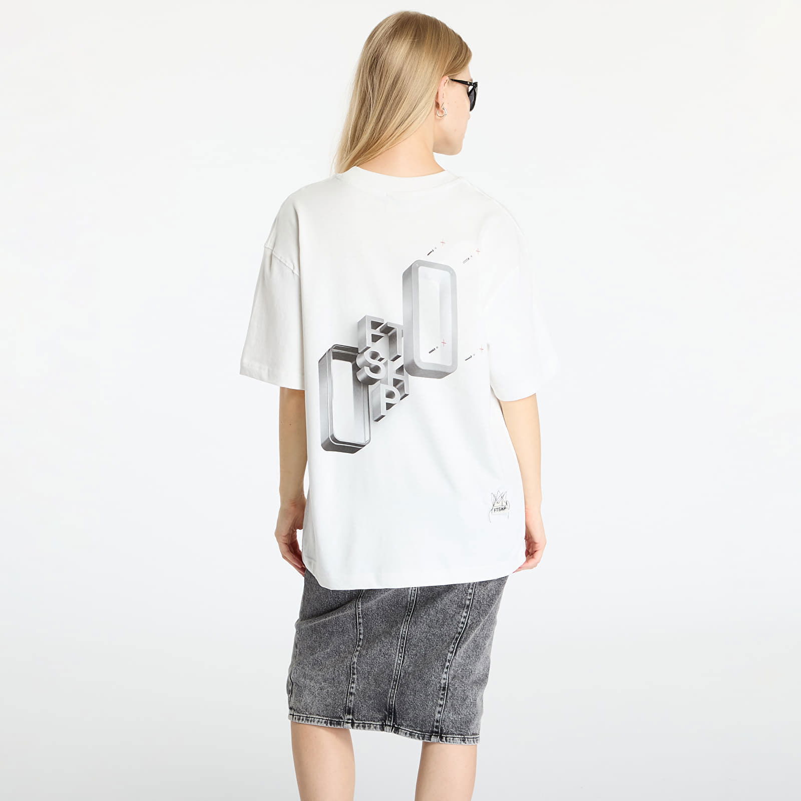 FTSHP Metal Glass Box T-Shirt UNISEX White XS