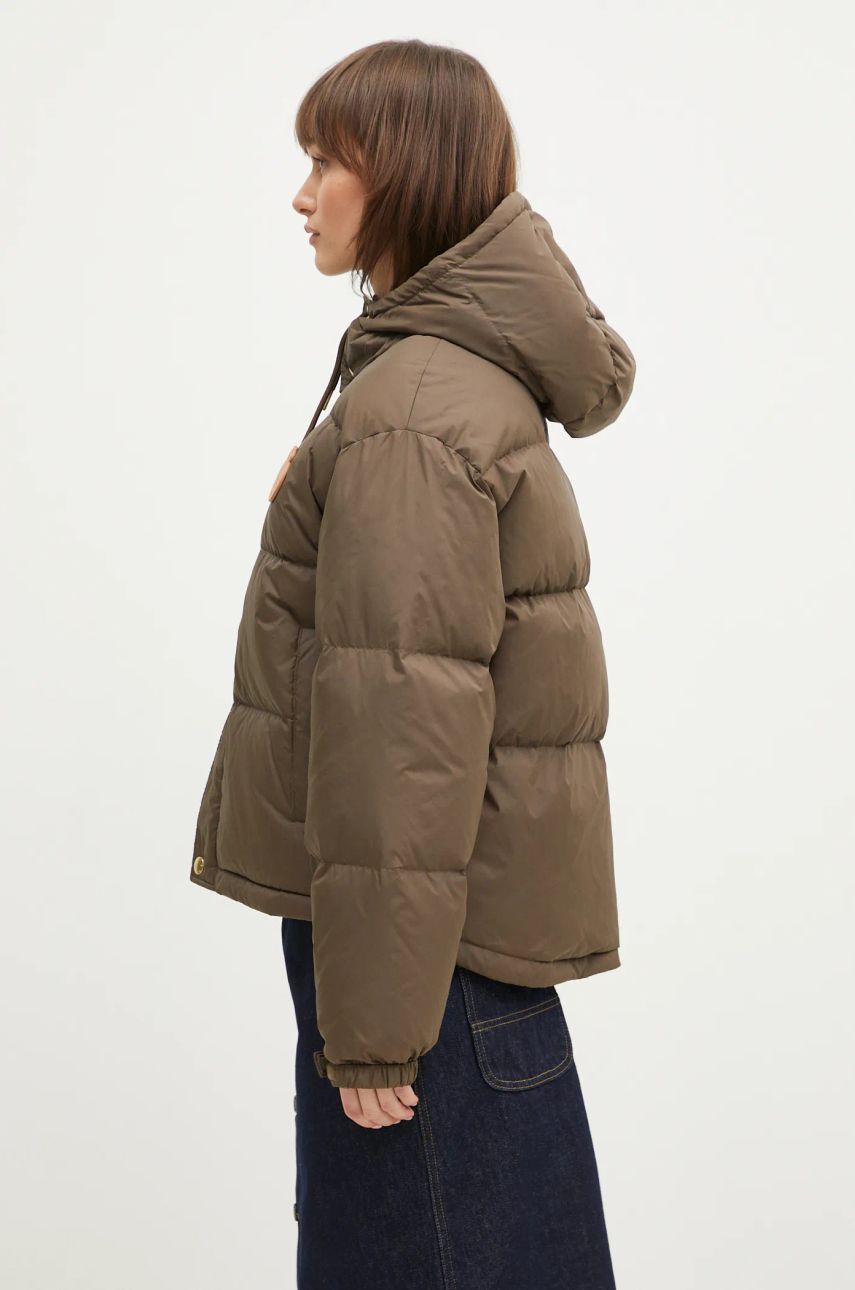 Prešívaná bunda Sporty & Rich Sporty & Rich Crown Puffer Jacket Hnedá | OW020512202BR03, 1