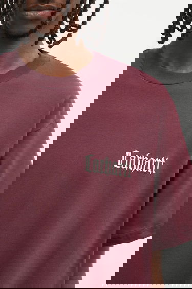 Tričko Carhartt WIP S/S Schooling T-Shirt Vínová | I035453.33KXX, 3