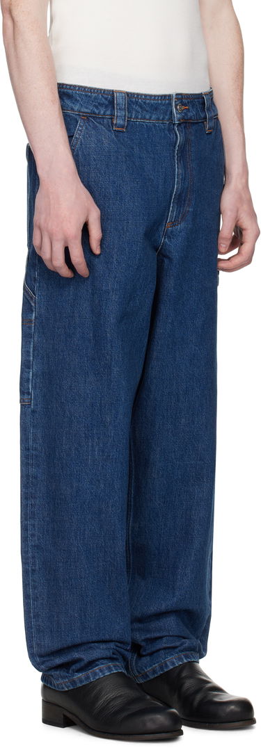 Džínsy A.P.C. A.P.C. Fergus Loose Fit Jeans Modrá | COHJK-M08500, 1