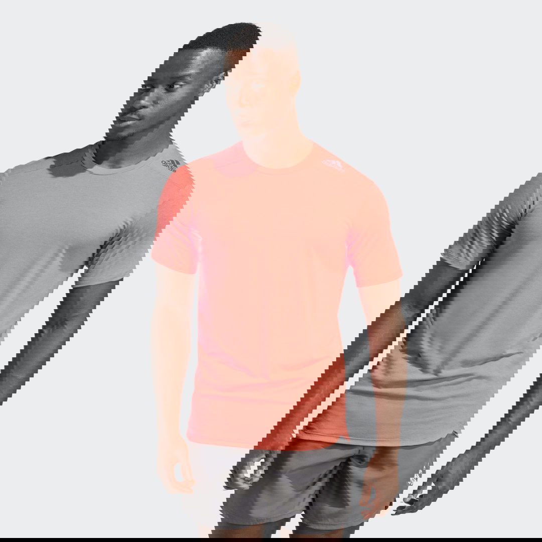 Tričko adidas Performance Designed for Training Tee Oranžová | IC2023, 0