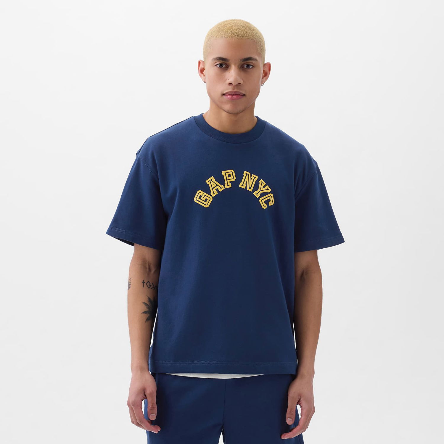 Mikina GAP Shortsleeve Crew Neck Top Pangea Blue Navy | 862305-01, 0